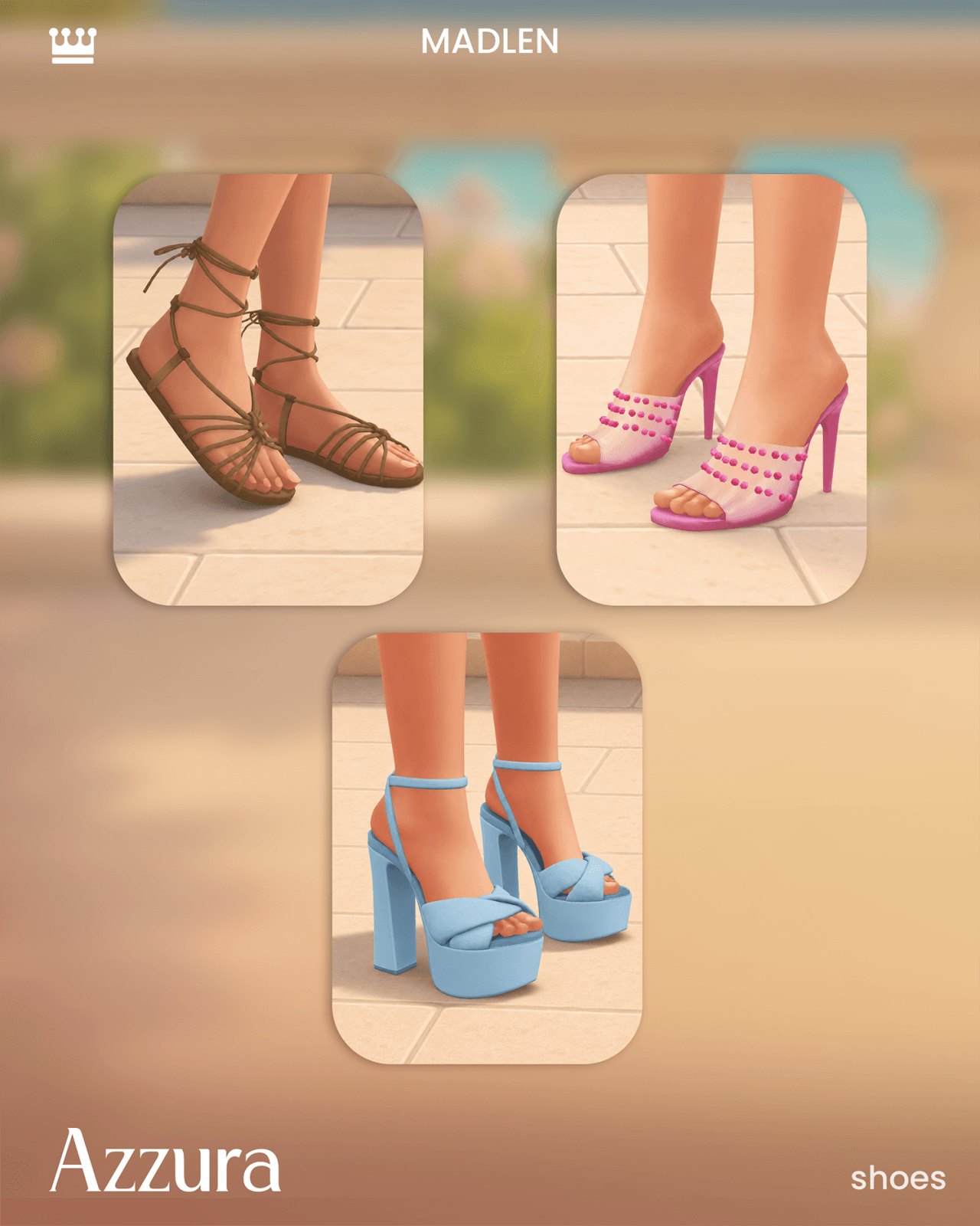 Галерея мода Сеи обуви Azzura Shoe set #1